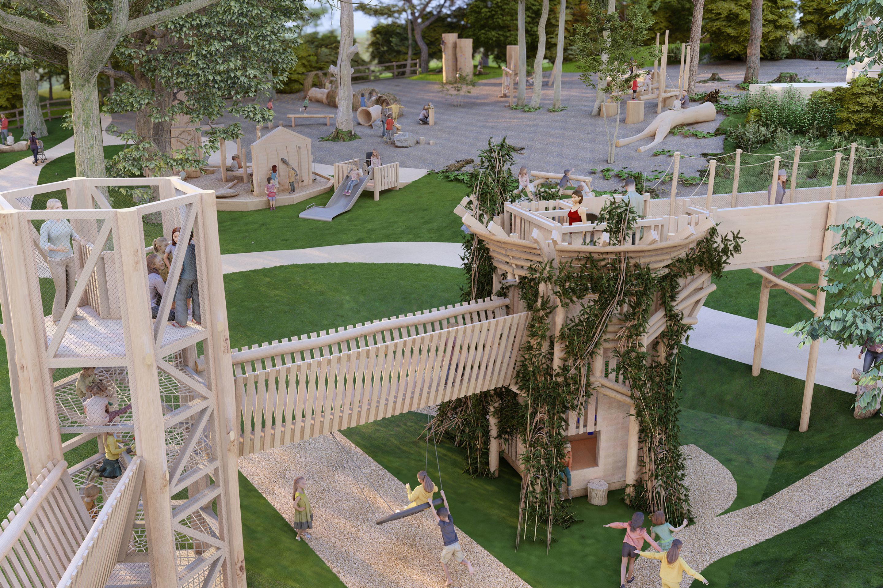 Touchwood Play, Harewood Adventure Playscape Concept