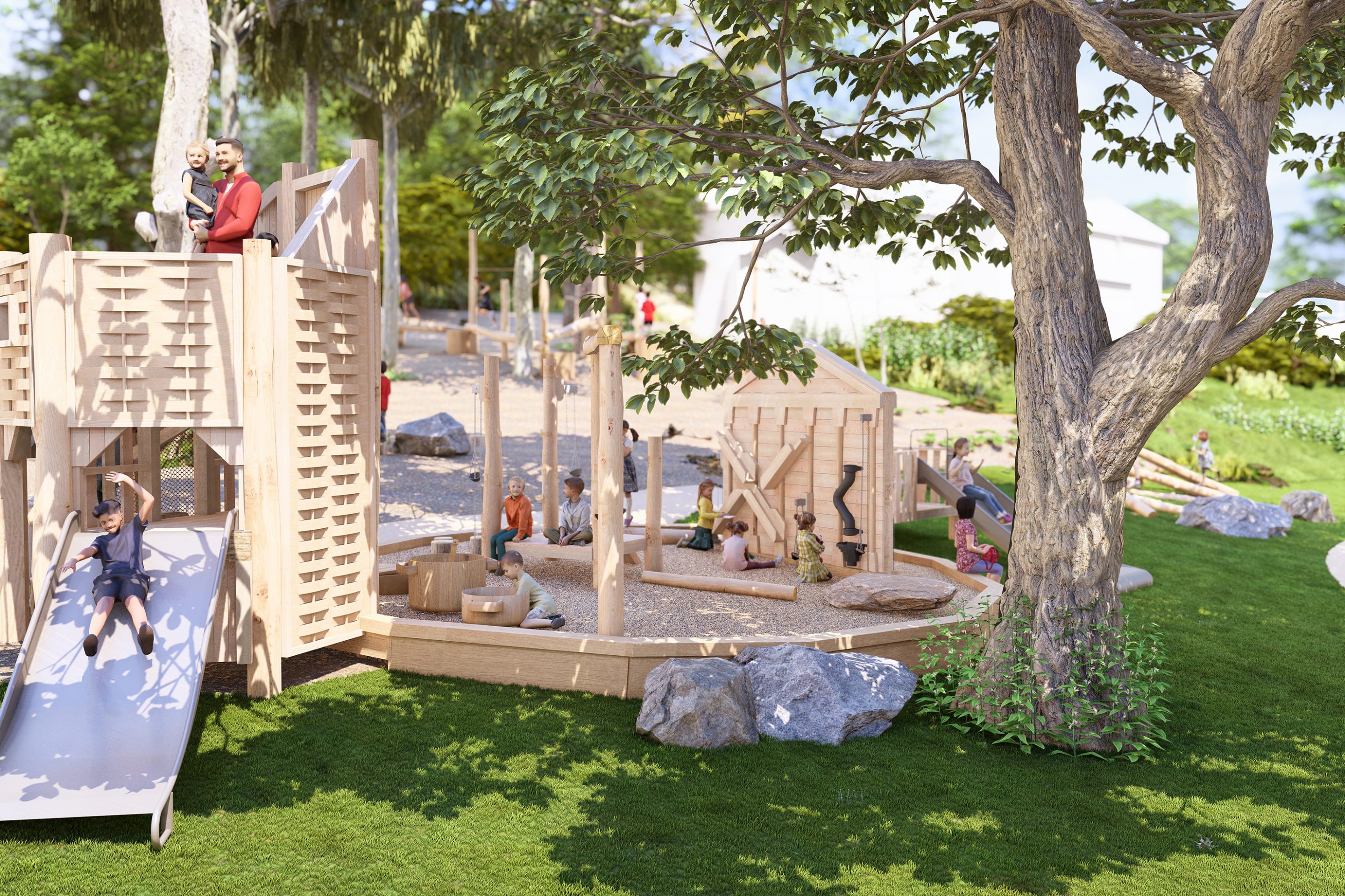 Touchwood Play, Harewood Adventure Playscape Concept