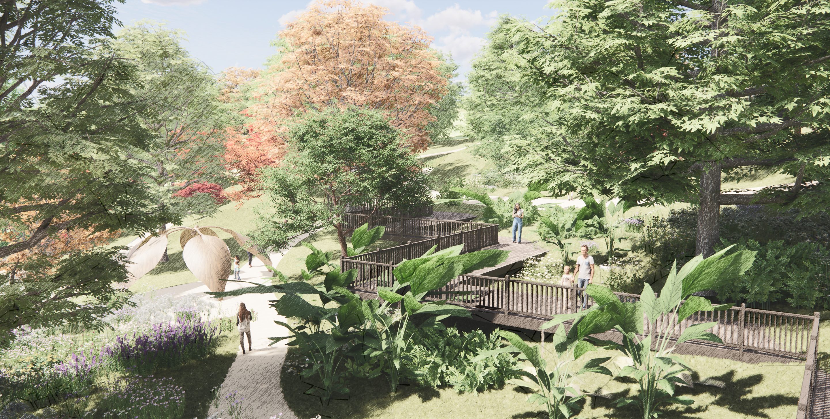 Artist Impression for South Garden